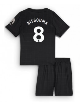 Billige Tottenham Hotspur Yves Bissouma #8 Bortedraktsett Barn 2025-26 Kortermet (+ Korte bukser)